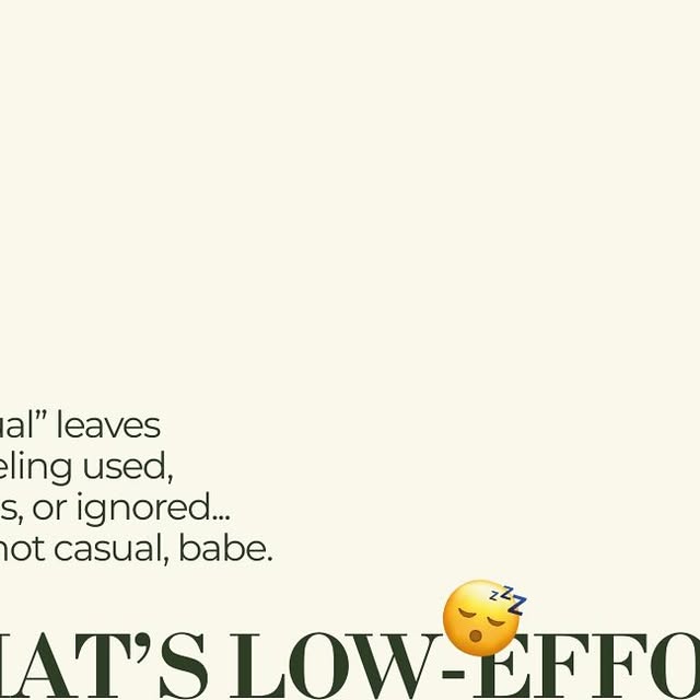 The art of casual sex