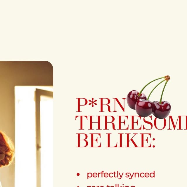 Real-life threesomes vs. what you've seen online